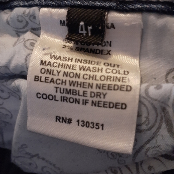 EXPRESS Women's Blue jeans size 4R - Picture 6 of 7